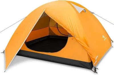 Produktbild von Unyqoos® Ultraleichtes wasserdichtes 210D Oxford Camping‑Kuppelzelt für 1–4 Personen – Innen 231×191×129 cm, PU3000 Boden, Alu‑7001 Gestänge, Packmaß 42×18×18 cm, mit Tragetasche