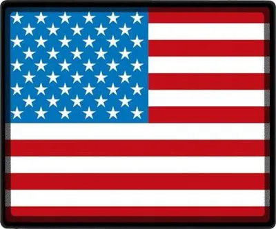 Produktbild von Mousepad Mauspad Länderfahne - USA - 82180 Gr. ca. 24  x 20 cm