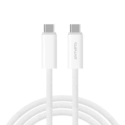 Produktbild von 4smarts USB-C Kabel PremiumCord 240W 1.5m. wei