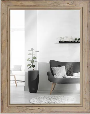 Produktbild von MendeFrames H660 Wandspiegel Shabby-Chic natur 50x75 cm