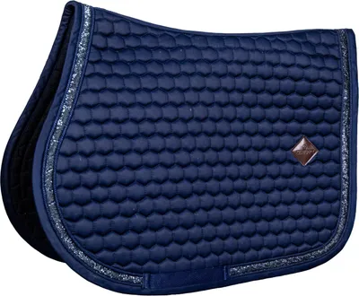 Produktbild von Kentucky Horsewear Saddle Pad Glitter Band Jumping, Farbe:Navy, Größe:Full