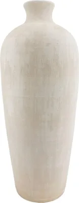 Produktbild von Bodenvase AVION 80cm - konisch, creme grau, Keramik, Ø34cm CreaFlor Home