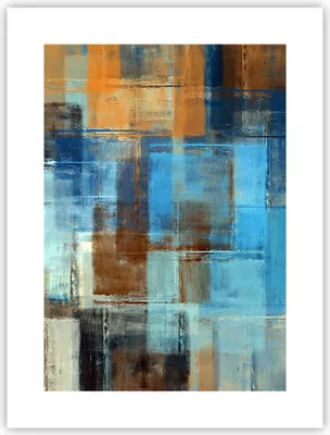 Produktbild von Poster - Poster ohne Rahmen - Abstraktion modern - 30x40 cm - Wand Bild - Wanddeko - Wandbilder - Kunstposter - Wandposter - Bilder - Kunstdruck - Wanddekoration - Wandbild - P2XPA30x40-3418