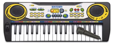 Produktbild von Bontempi 12 3730 Keyboard, Black, 42.5 x 16 x 60 cm