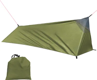 Produktbild von Rucksack Zelt Outdoor Camping Schlafsack Zelt Leichtes Einzelzelt mit Moskitonetz 220*70*60cm