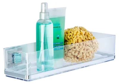 Immagine prodotto di WENKO bagno in acciaio inox MAXI mensola a muro cucina QUADRO senza forare doccia