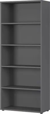 Produktbild von Aktenregal 5OH 80cm AURAY-01 Graphit B/H/T ca. 80/197/40cm