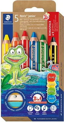 Produktbild von STAEDTLER Hexagonal-Buntstift Noris junior Bonuspack 5 7-teilig