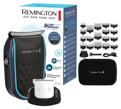 Produktbild von Remington Haarschneidemaschine Barttrimmer 12 Kämme 1,5-25mm Haarschneider