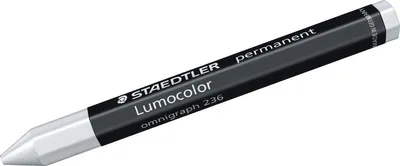 Produktbild von Staedtler Lumocolor 236, Weiß, Schwarz, Weiß