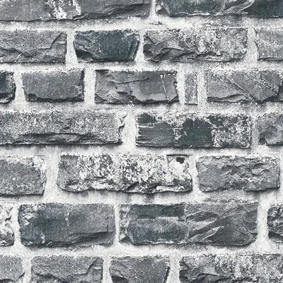 Zdjęcie produktu dla Tapeta flizelinowa kamień tapeta szary czarny efekt kamienia 361404 wzór tapety Elements II