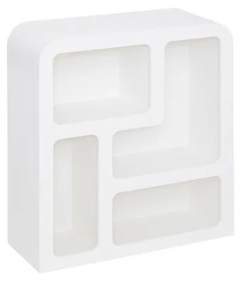 Image de Meuble de rangement en bois avec 4 niches