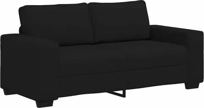 Produktbild von 2-Sitzer-Sofa Schwarz 180x77x82 cm Stoff