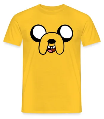 Produktbild von Spreadshirt Adventure Time Mit Finn Und Jake Jake Kostüm Karneval Männer T-Shirt, XL, Gelb