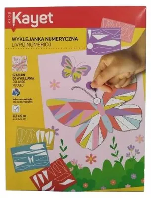 Obrázek produktu pro Kayet Samolepková mozaika podle čísel kreativní pro děti