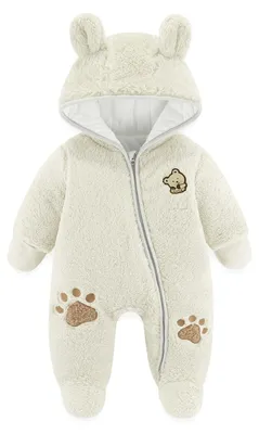 Image de SolidKeus - Combinaison bébé à capuche pour les 0-18 mois