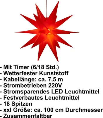 LED Weihnachtssterne gnstig online kaufen | Kaufland.de