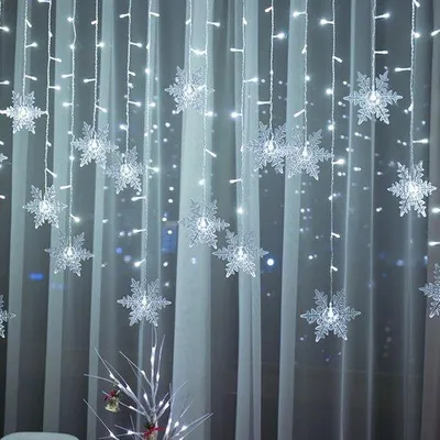 Produktbild von Kerstlichterketten, 8-funktionen, USB, fernbedienung, weiß, binnendekoration