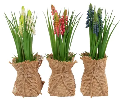 Produktbild von Countryfield Kunstblume im Topf Muscari H20cm