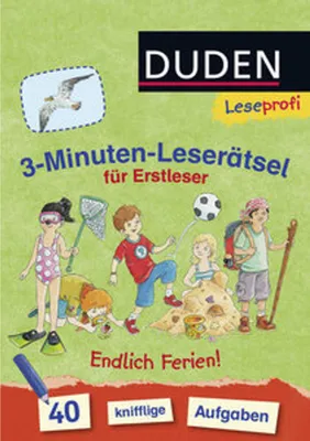 Obrázok produktu pre Leseprofi - 3-Minuten-Leserätsel für Erstleser: Endlich Ferien