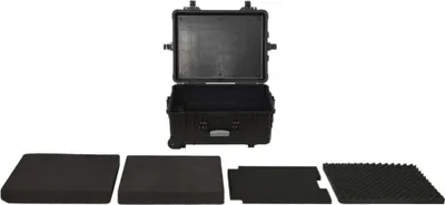 Obrázok produktu pre vidaXL Letecký kufor s kolieskami čierny 58x45x27 cm PP