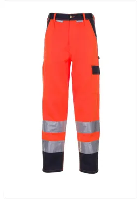 Produktbild von Planam Warnschutz Bundhose orange/marine Gr. 28, 2016028