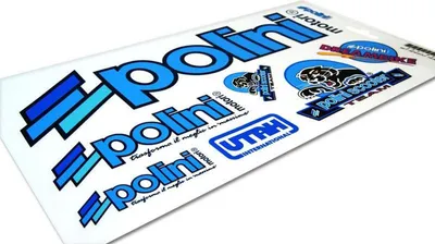 Immagine prodotto di Set di adesivi POLINI Scooter Team