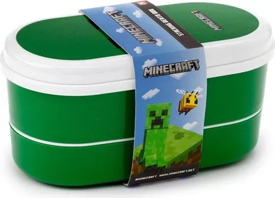 Produktbild von Puckator Creeper Minecraft Brotdose Grün Grün One Size