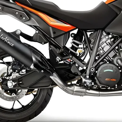 Obrázok produktu pre LeoVince SLIP-ON z nerezovej ocele SBK NERO pre KTM 1090 ADV/R - 1290 SUPER ADV R/S/T s vreckami