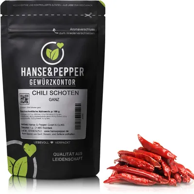 Produktbild von 100g Chili Schoten ganz  4-7cm