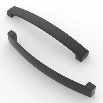Immagine prodotto di Maniglie per porte nere da 160 mm, 10 pezzi, opache
