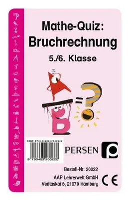 Immagine prodotto di Mathe-Quiz: Bruchrechnung