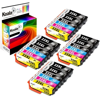 Produktbild von Set von 24 Tintenpatronen Kompatibel mit Epson 33 XL