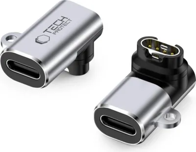 Two USB-C adapters shown from a diagonal angle against a white background.