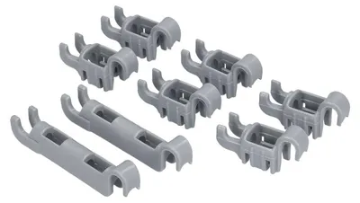 Produktbild von Unterkorbeinsatzlager Klammernset Geschirrspüler alternativ Bosch Neff 00611472