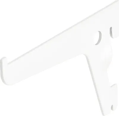Immagine prodotto di Supporto per scaffali, 1 fila, lunghezza 100 mm, bianco