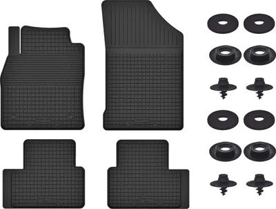 Produktbild von Gummimatten Mit Stoppern Für: Kia Sportage V (2021-) Schwarz Set