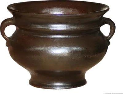 Produktbild von KERAZO Keramik großer Blumentopf Pflanzkübel Antares 70 x 60 x 50 cm frostfest, robust, standfest, Farbe: BRAUN