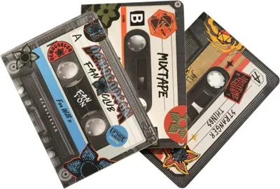 Produktbild von Stranger Things Walkman pack 3 A6 Notizbuchs