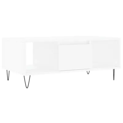 Produktbild von vidaXL Couchtisch Weiß 90x50x36,5 cm Holzwerkstoff