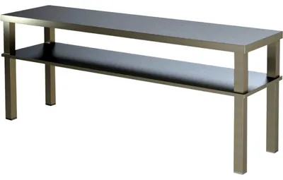 Zdjęcie produktu dla Regał dwup poziomowy, wymiary: 1000 x 350 x 700 mm. Maksymalne obciążenie: około 30 kg