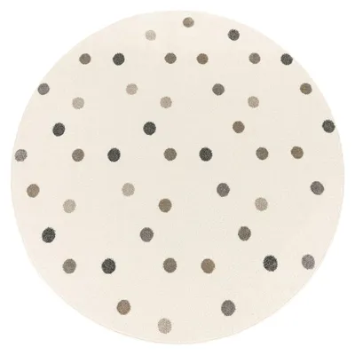 Produktbild von TT Home Teppich Kinderzimmer Kinderzimmerteppich Junge Mädchen Kinderteppich Modern Soft Größe 160 cm Rund