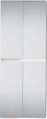Produktbild von trendteam Garderobe Garderobenschrank Mirror Weiß Melamin 74 x 191 x 34 cm