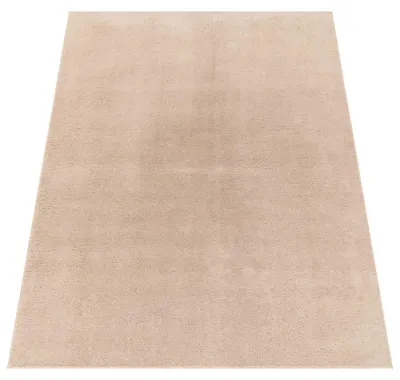 Immagine prodotto di Tappeto lavabile per soggiorno a pelo corto, tinta unita, stile moderno, morbido, beige, dimensioni 60x100 cm
