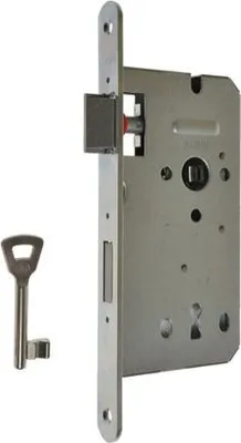 Produktbild von GERDA ZW100S 72/50 KL Türschloss, silber verzinkt