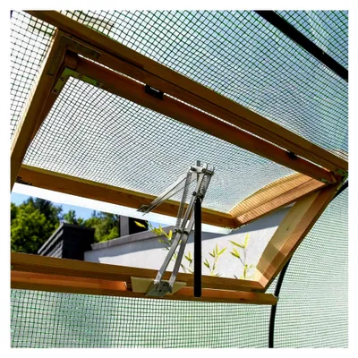 Produktbild von Automatischer Fensteröffner für Gewächshäuser, max. Öffnung 45 cm, max. Last 7 kg, temperaturgesteuert und stromfrei