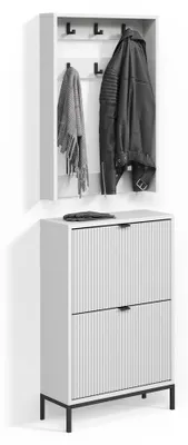 Immagine prodotto di Armadio Livinity Aterno Bianco Set, 2 parti, Model 58858