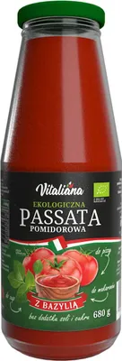 Produktbild von SOS -Tomaten-Passata mit Basilikum 680 g – VITALIANA
