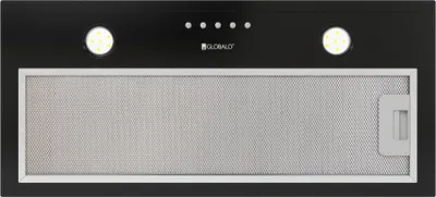 Immagine prodotto di Cofano aspirante per installazione sottobanco 315 m3/h GLOBALO Delico 50.1 nero