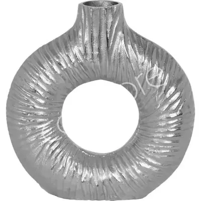 Zdjęcie produktu dla Wazon aluminiowy, surowy/nierdzewny, wymiary: 31x8x34